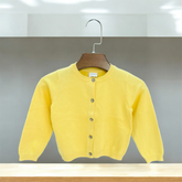 Front Open Yellow Sweater